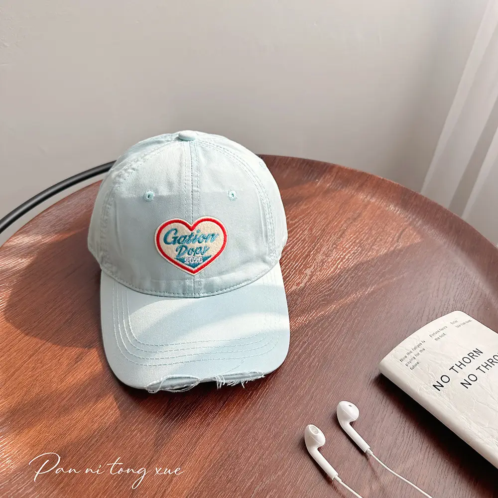 Korean Style Yellow Heart Cap for Girls Boys - Image 7