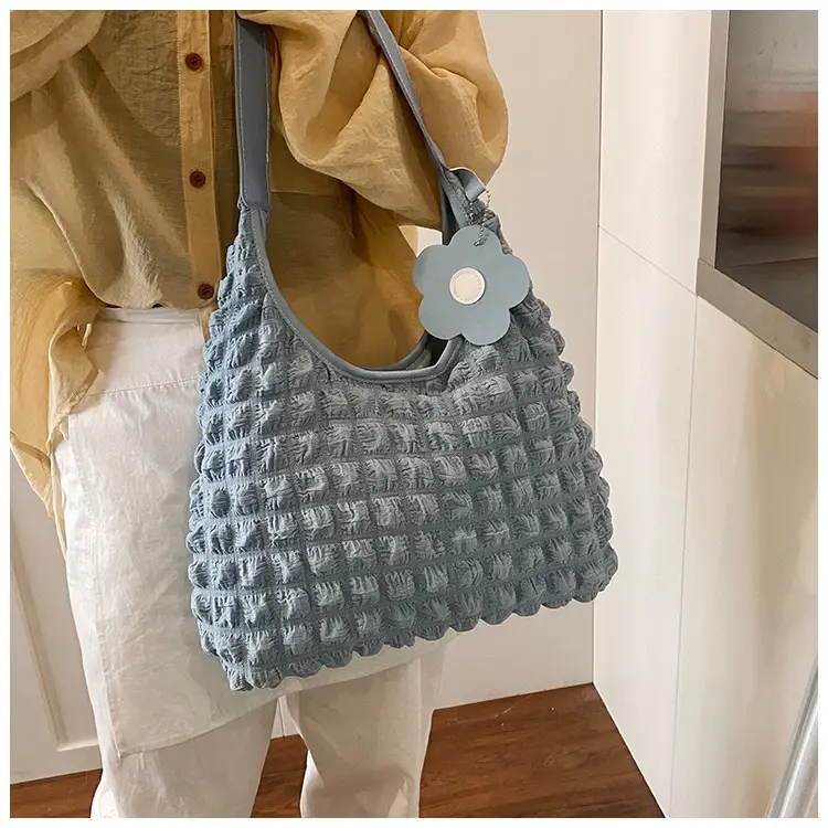 2025 Bubble Pleated Shoulder Crossbody Bag Women — feature 20