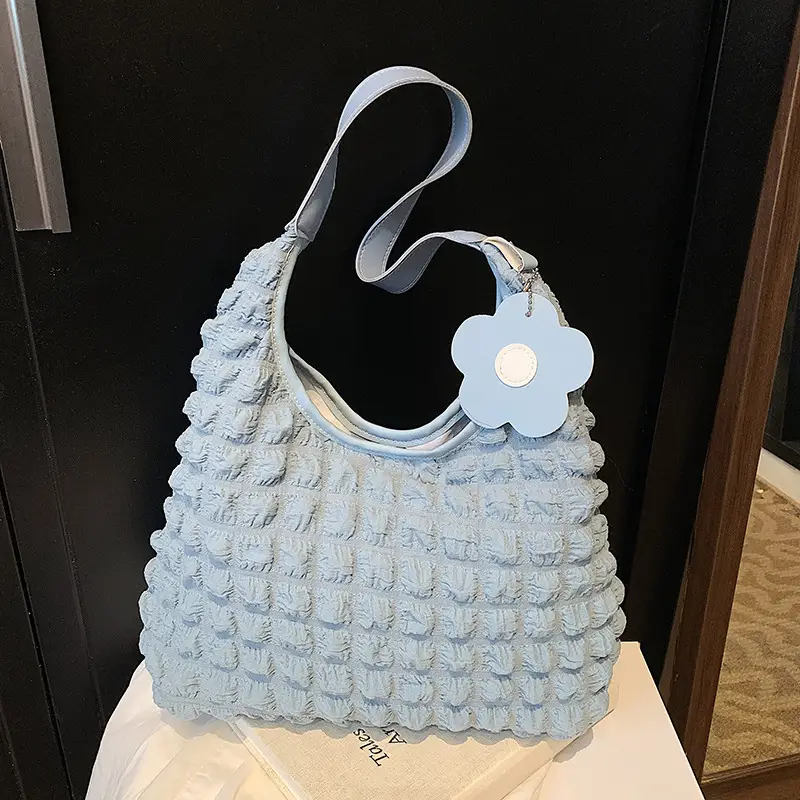 2025 Bubble Pleated Shoulder Crossbody Bag Women - Image 2