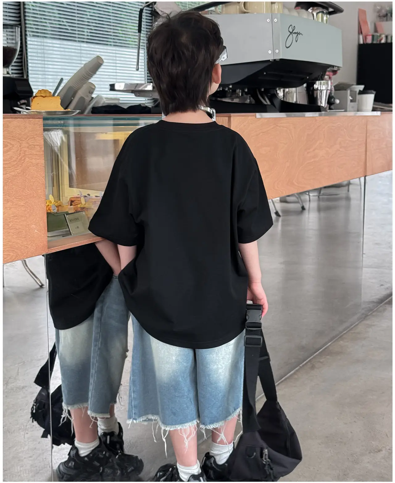 2025 Boys Letter Print T-Shirt White Cool Style — feature 17