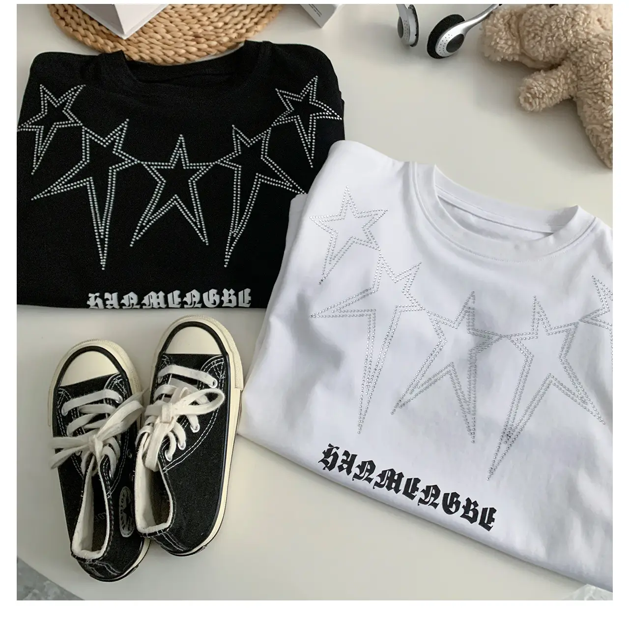2025 Boys Letter Print T-Shirt White Cool Style — feature 9