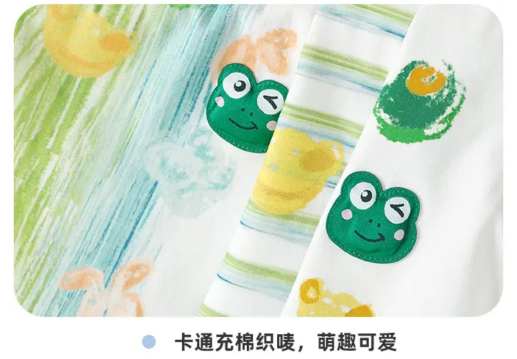 Kaka Panda Boys Sleeveless Baby Tops Summer Wear — feature 15