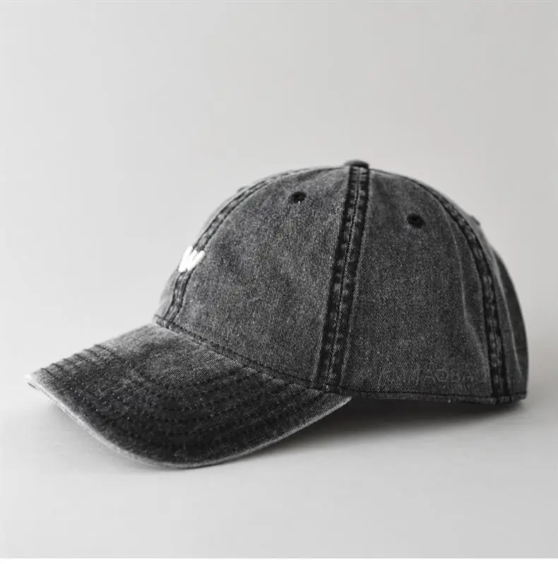 Men's Burgundy Embroidered Baseball Cap with Logo — feature 10