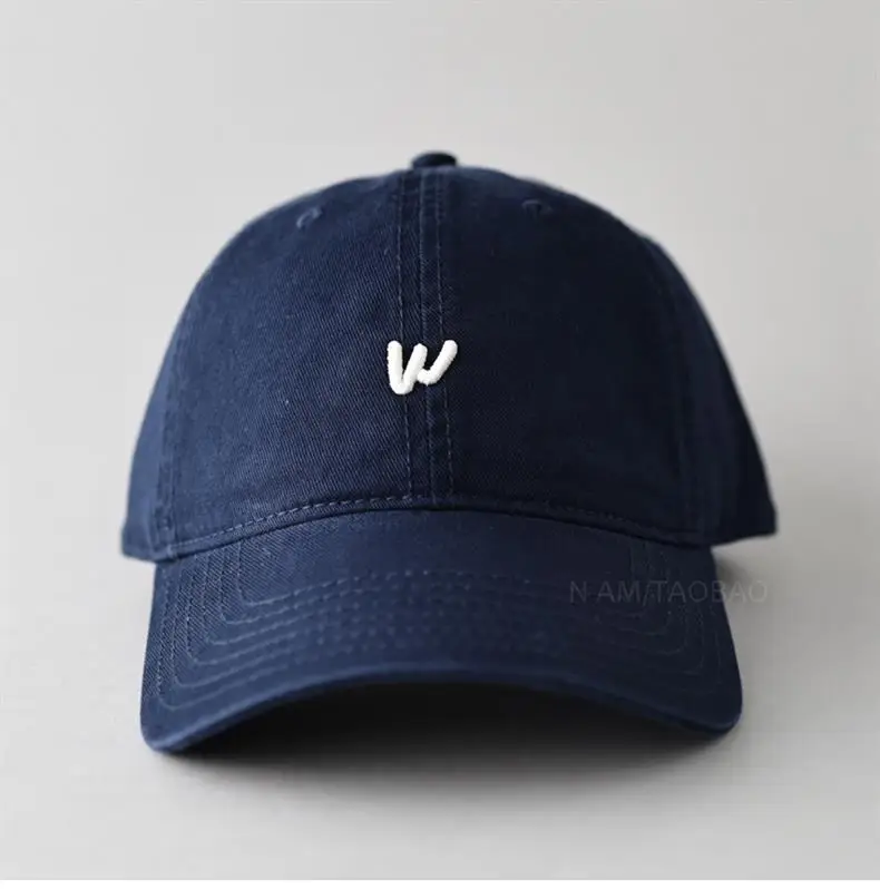 Men's Burgundy Embroidered Baseball Cap with Logo — feature 7