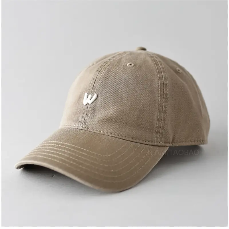 Men's Burgundy Embroidered Baseball Cap with Logo - Image 4