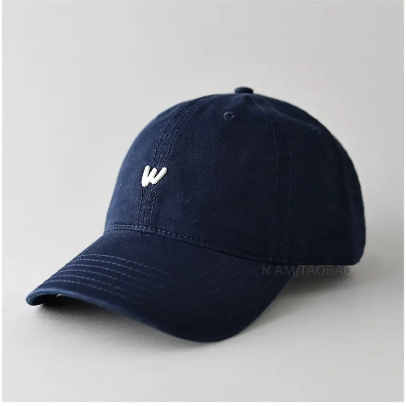Men's Burgundy Embroidered Baseball Cap with Logo - Image 6