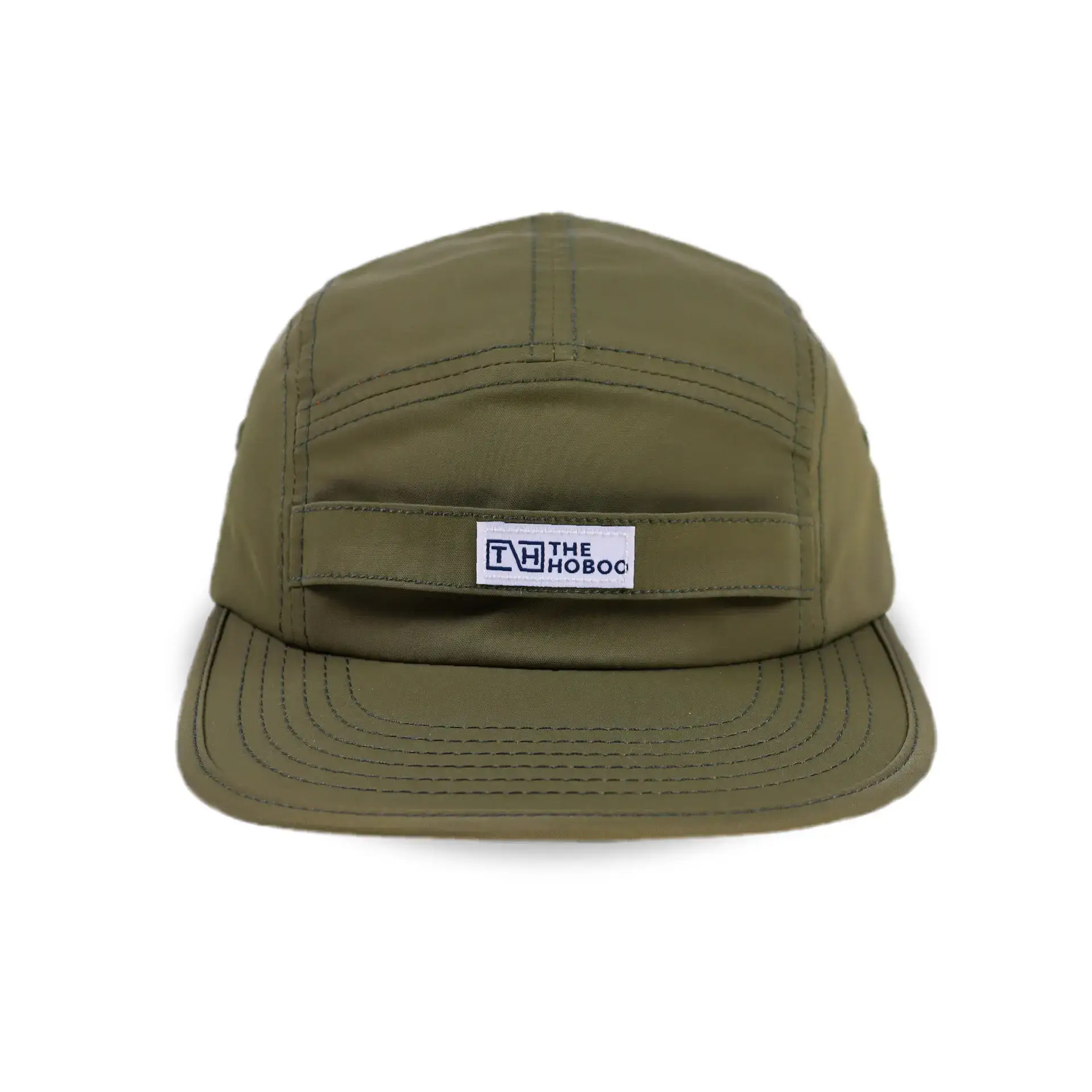 Green Flat-Brim Baseball Cap for Women & Men - Image 5