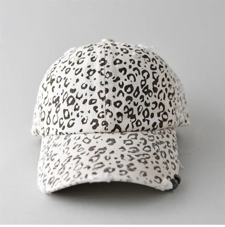 Leopard Print Baseball Cap for Women Sunshade Cap — feature 3