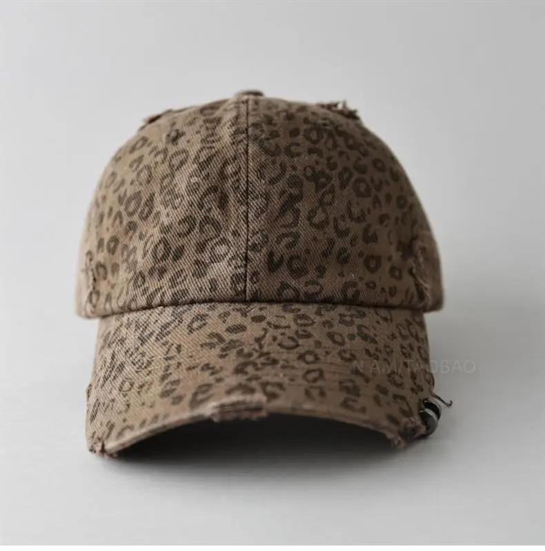 Leopard Print Baseball Cap for Women Sunshade Cap — feature 6