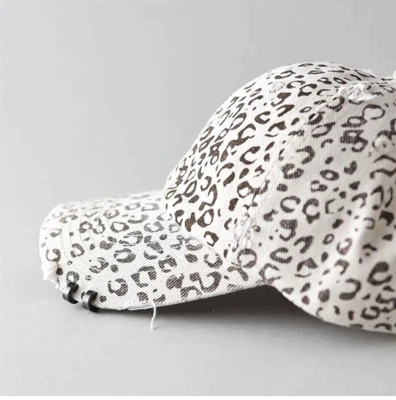Leopard Print Baseball Cap for Women Sunshade Cap — feature 9