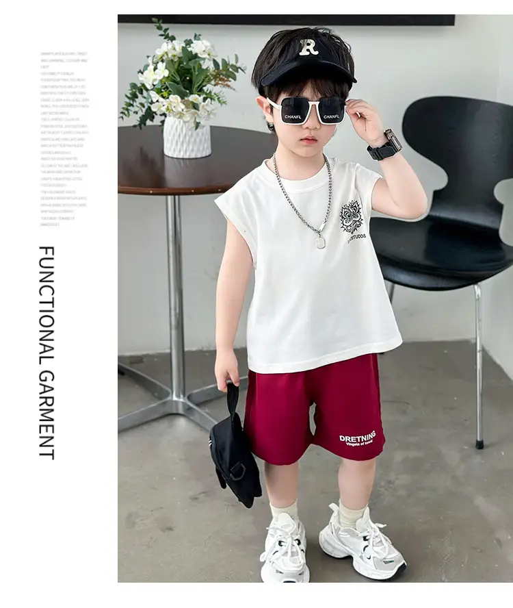 Boys Red T-Shirt Short Sleeve Summer 2025 — feature 12