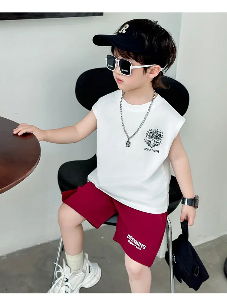 Boys Red T-Shirt Short Sleeve Summer 2025 — feature 13