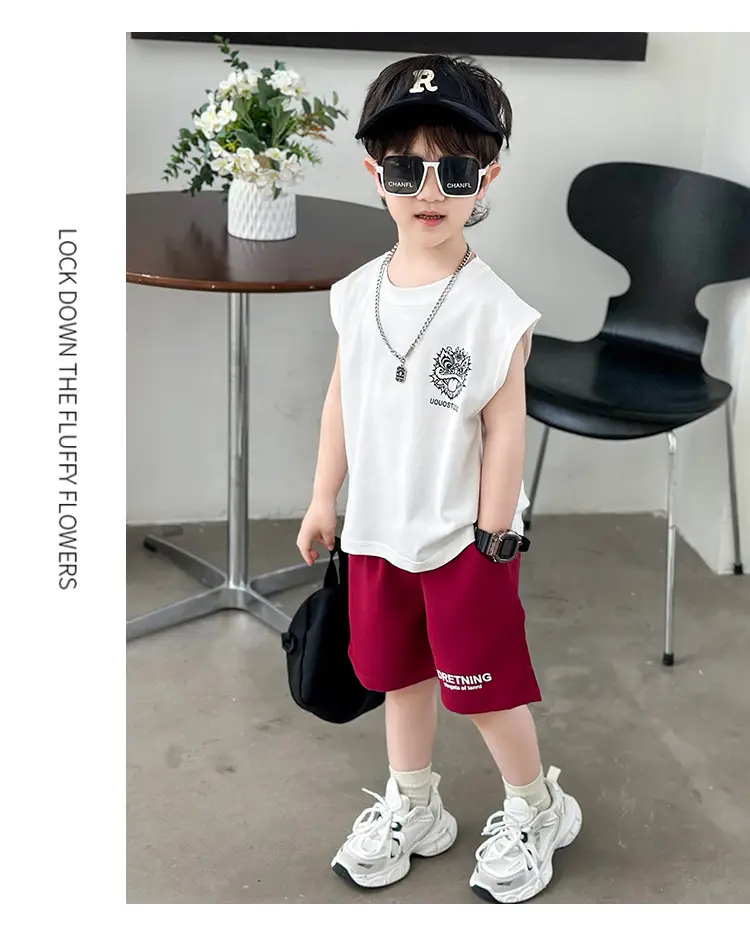 Boys Red T-Shirt Short Sleeve Summer 2025 — feature 14