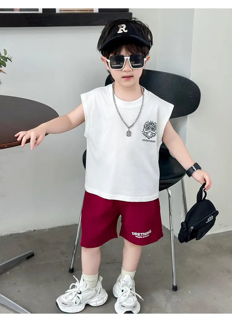 Boys Red T-Shirt Short Sleeve Summer 2025 — feature 15