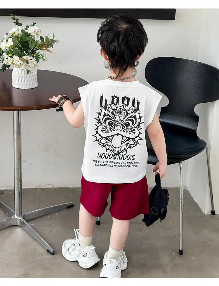 Boys Red T-Shirt Short Sleeve Summer 2025 — feature 16
