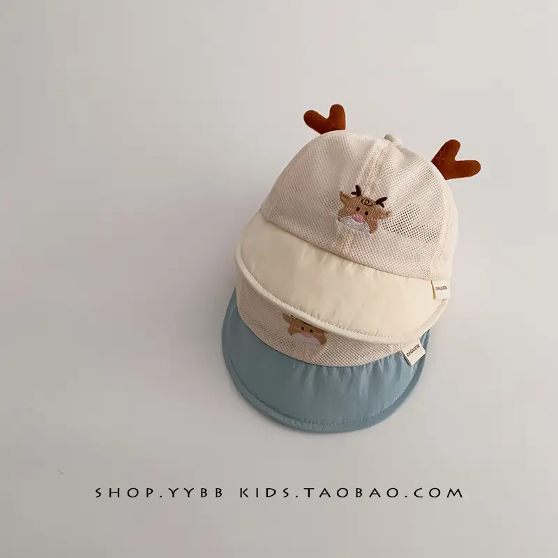 Cute Deer Antlers Sun Hats for Kids Summer - Image 5