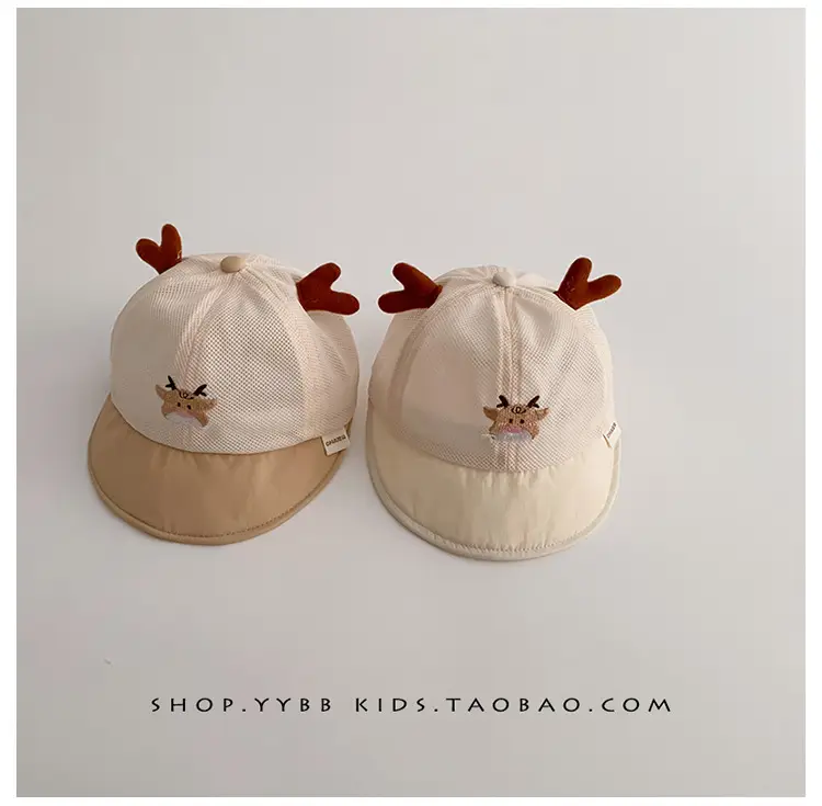 Cute Deer Antlers Sun Hats for Kids Summer — feature 11