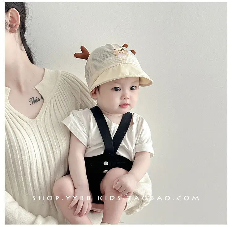 Cute Deer Antlers Sun Hats for Kids Summer — feature 5