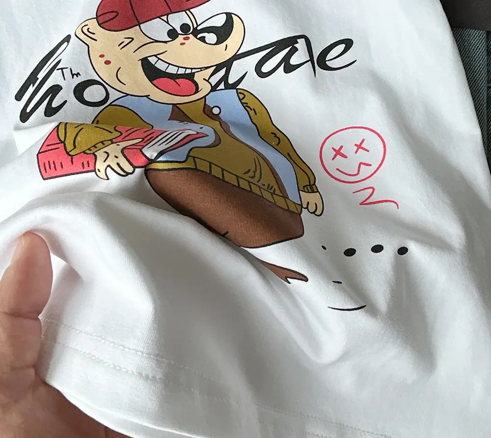 2025 Boys Raglan T-Shirt White Cartoon Print — feature 4