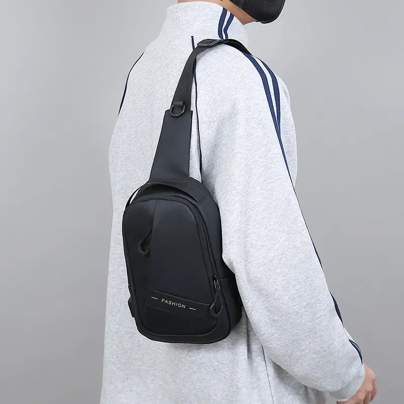Men's PU Leather Crossbody Bag with Phone Holder - Image 7