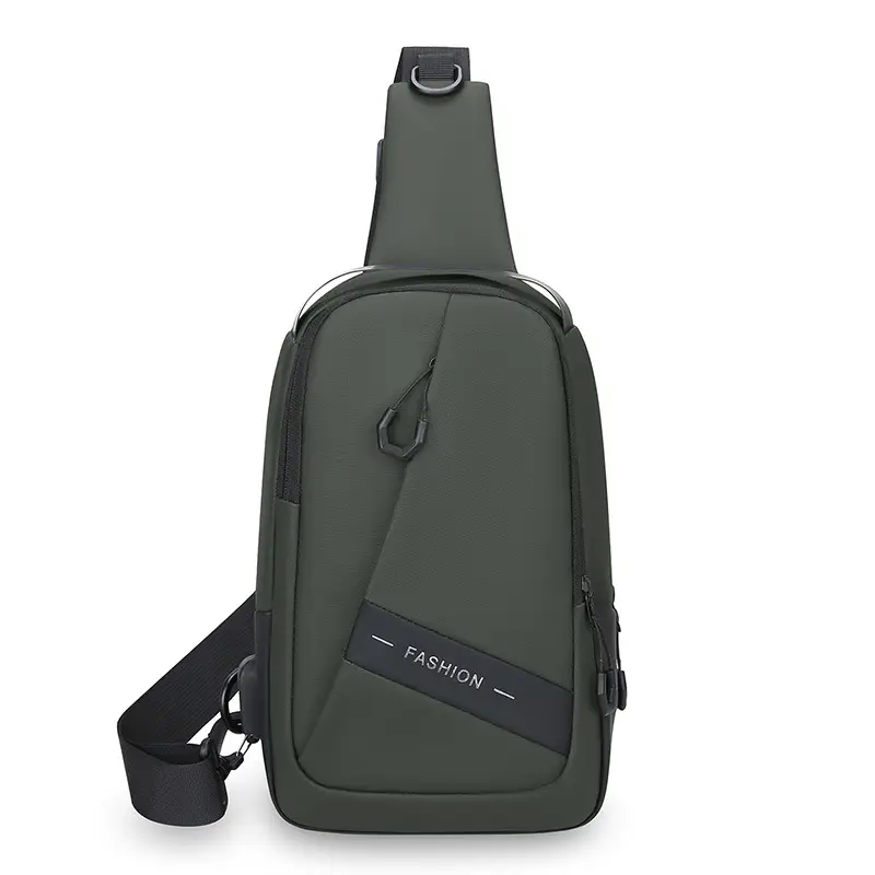 Men's PU Leather Crossbody Bag with Phone Holder - Image 9