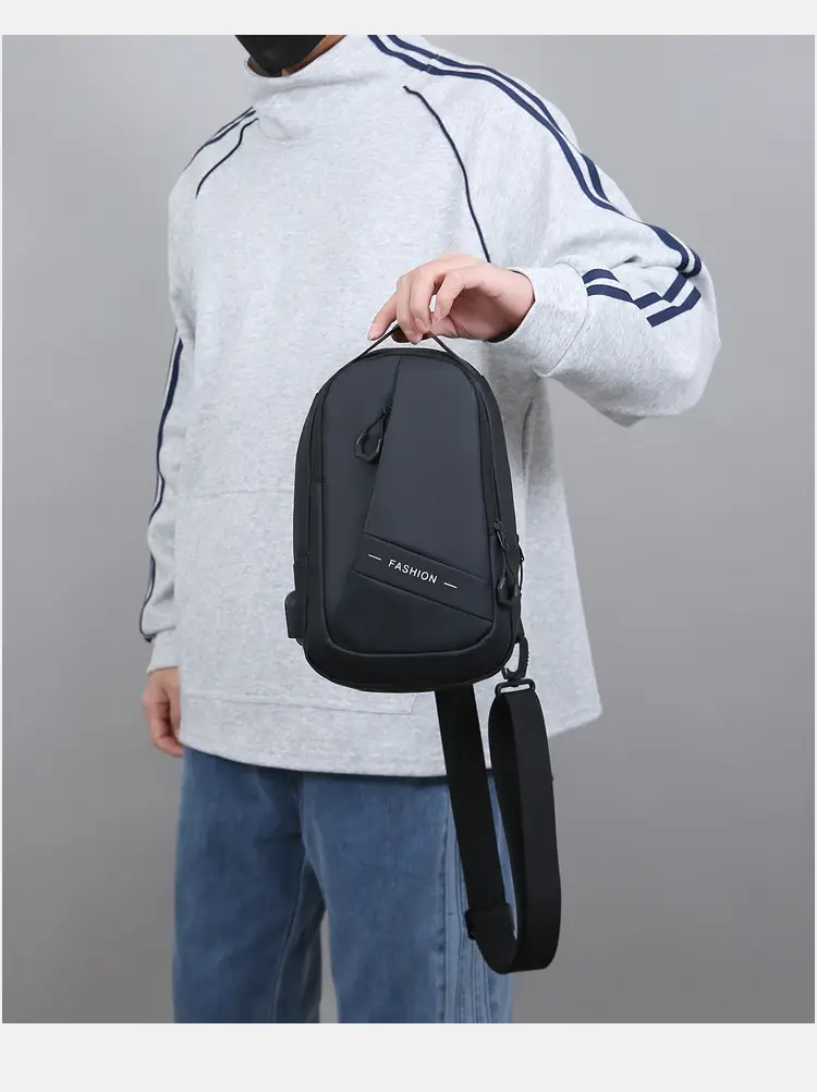 Men's PU Leather Crossbody Bag with Phone Holder — feature 35