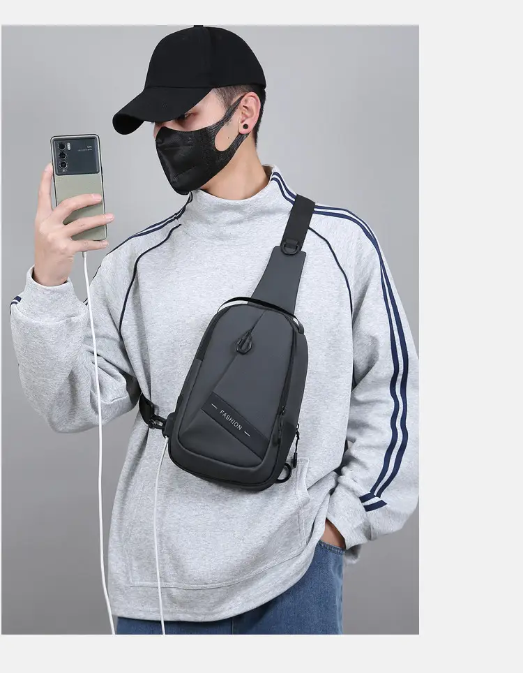 Men's PU Leather Crossbody Bag with Phone Holder — feature 37