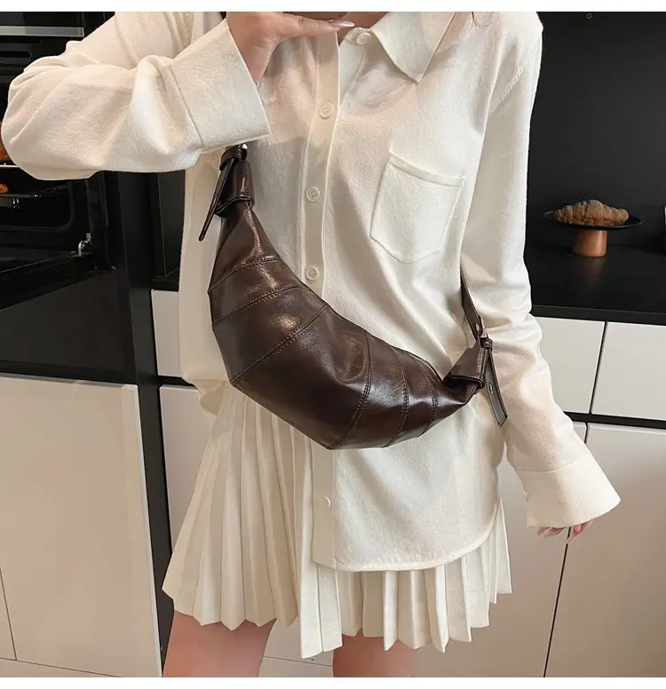 Women's Brown Leather Shoulder Crossbody Bag 2025 — feature 16