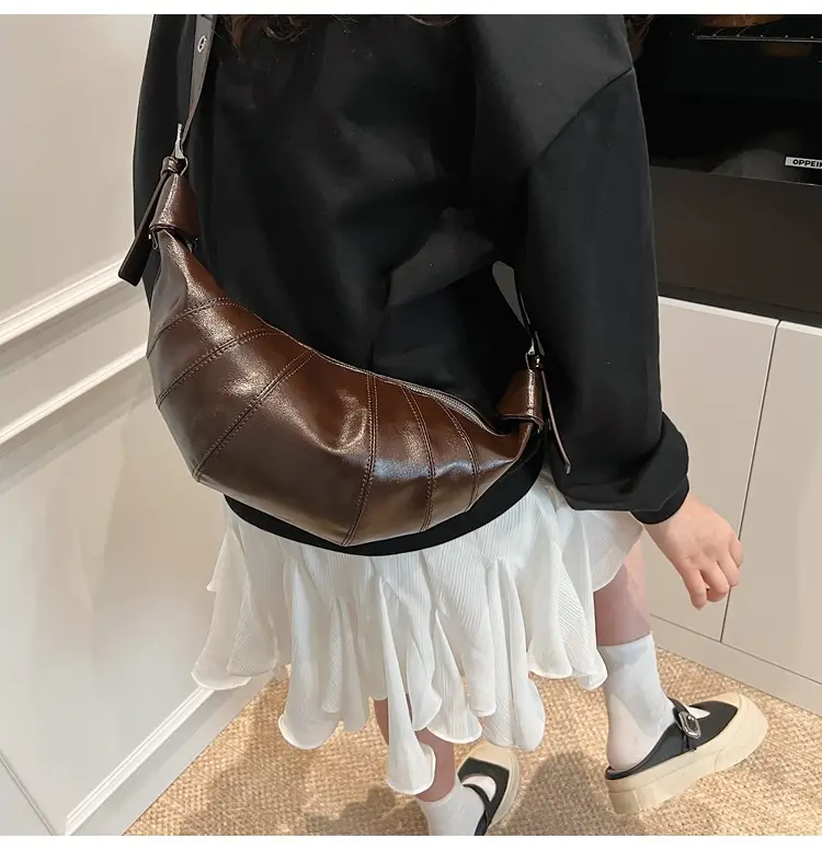 Women's Brown Leather Shoulder Crossbody Bag 2025 — feature 18
