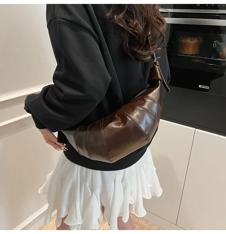 Women's Brown Leather Shoulder Crossbody Bag 2025 — feature 19