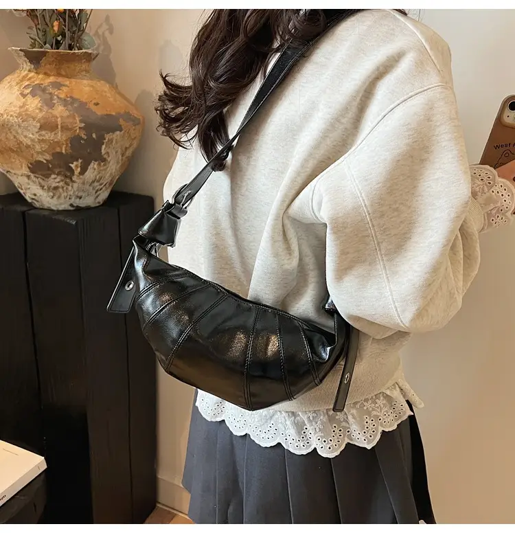Women's Brown Leather Shoulder Crossbody Bag 2025 — feature 24