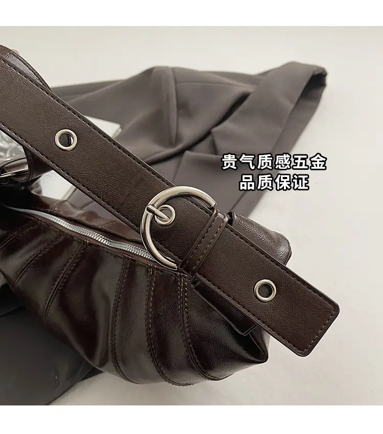 Women's Brown Leather Shoulder Crossbody Bag 2025 — feature 6