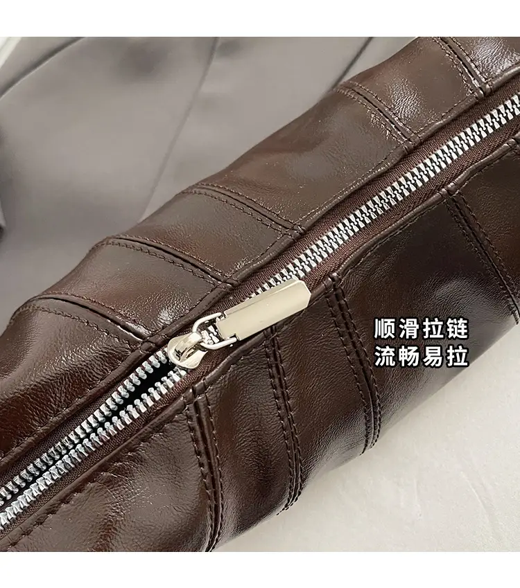 Women's Brown Leather Shoulder Crossbody Bag 2025 — feature 7