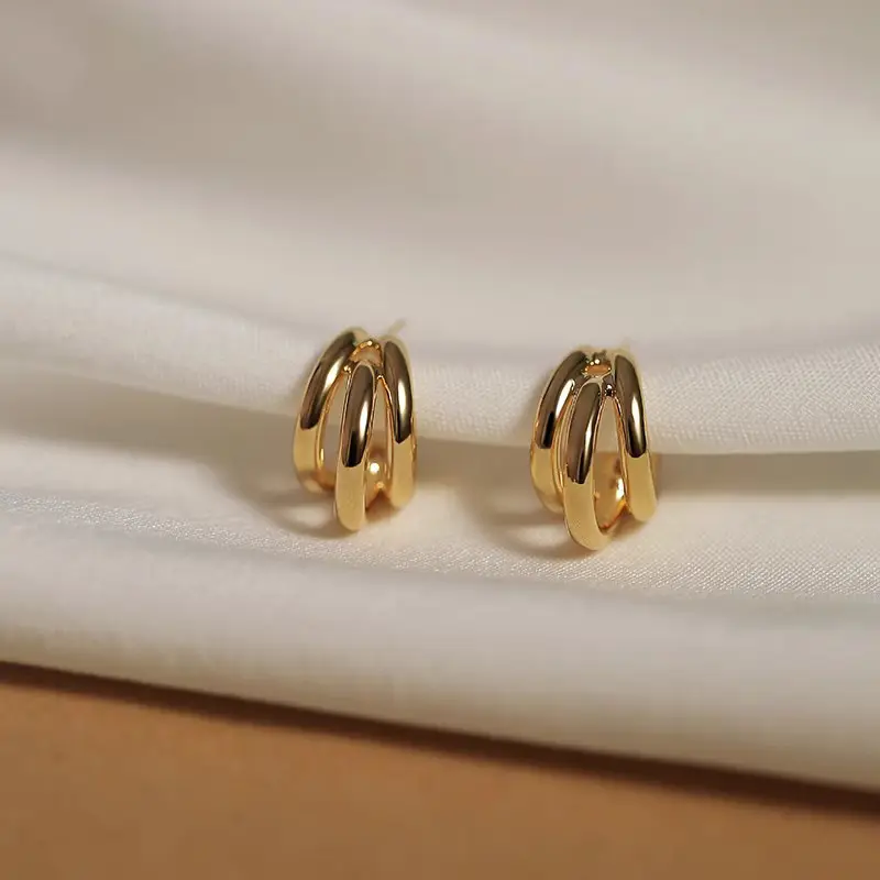 S925 Gold Needle Earrings for Women — feature 5