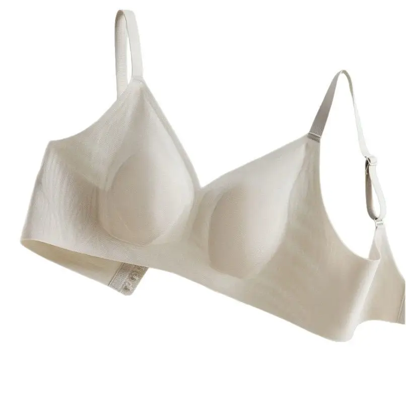 5602 One Piece Thin Ice Cream Cool and Traceless Bra Soft and Comfortable Breast Soft Support Push-up Bra