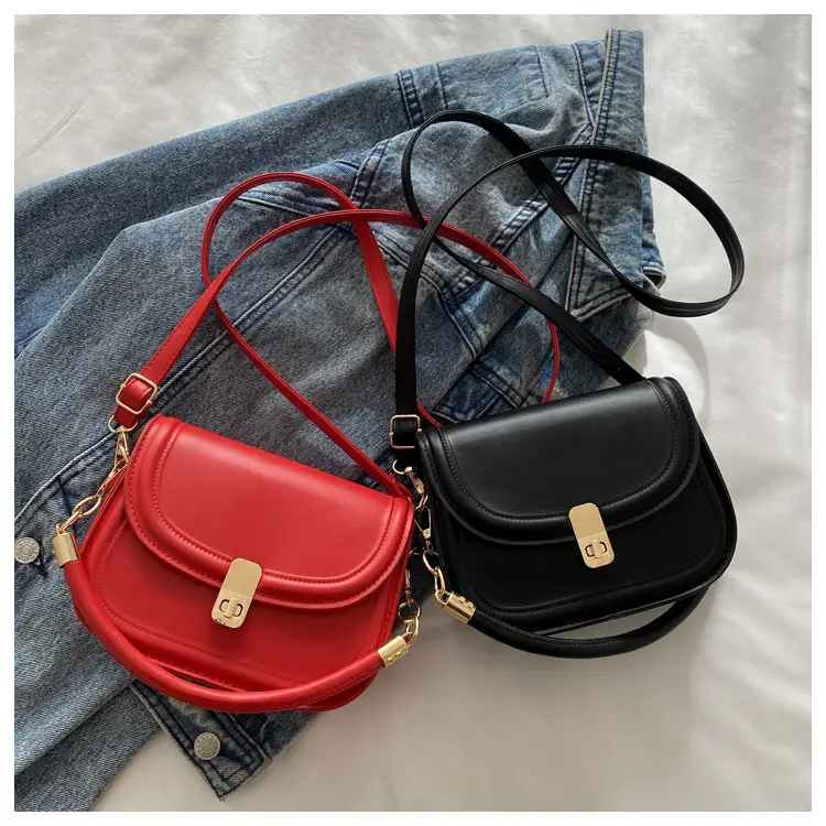Vintage Brown Lock Shoulder Bag for Women 2025 — feature 25