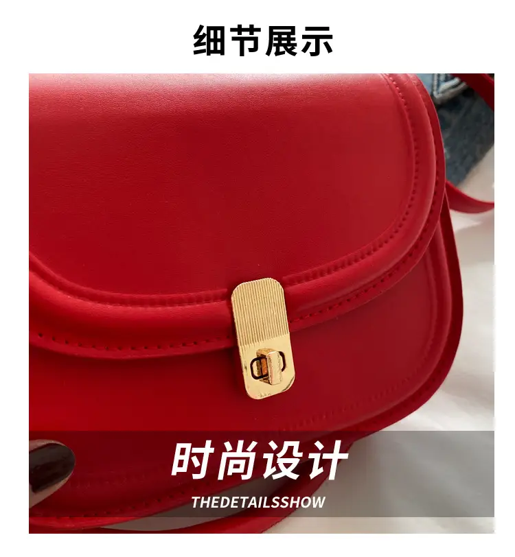 Vintage Brown Lock Shoulder Bag for Women 2025 — feature 4