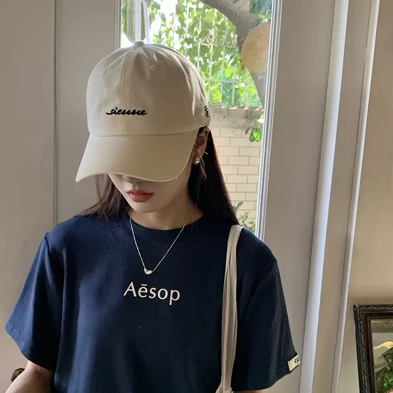 Korean-style Baseball Cap Navy Blue Women's Spring Summer Sunshade - Image 6