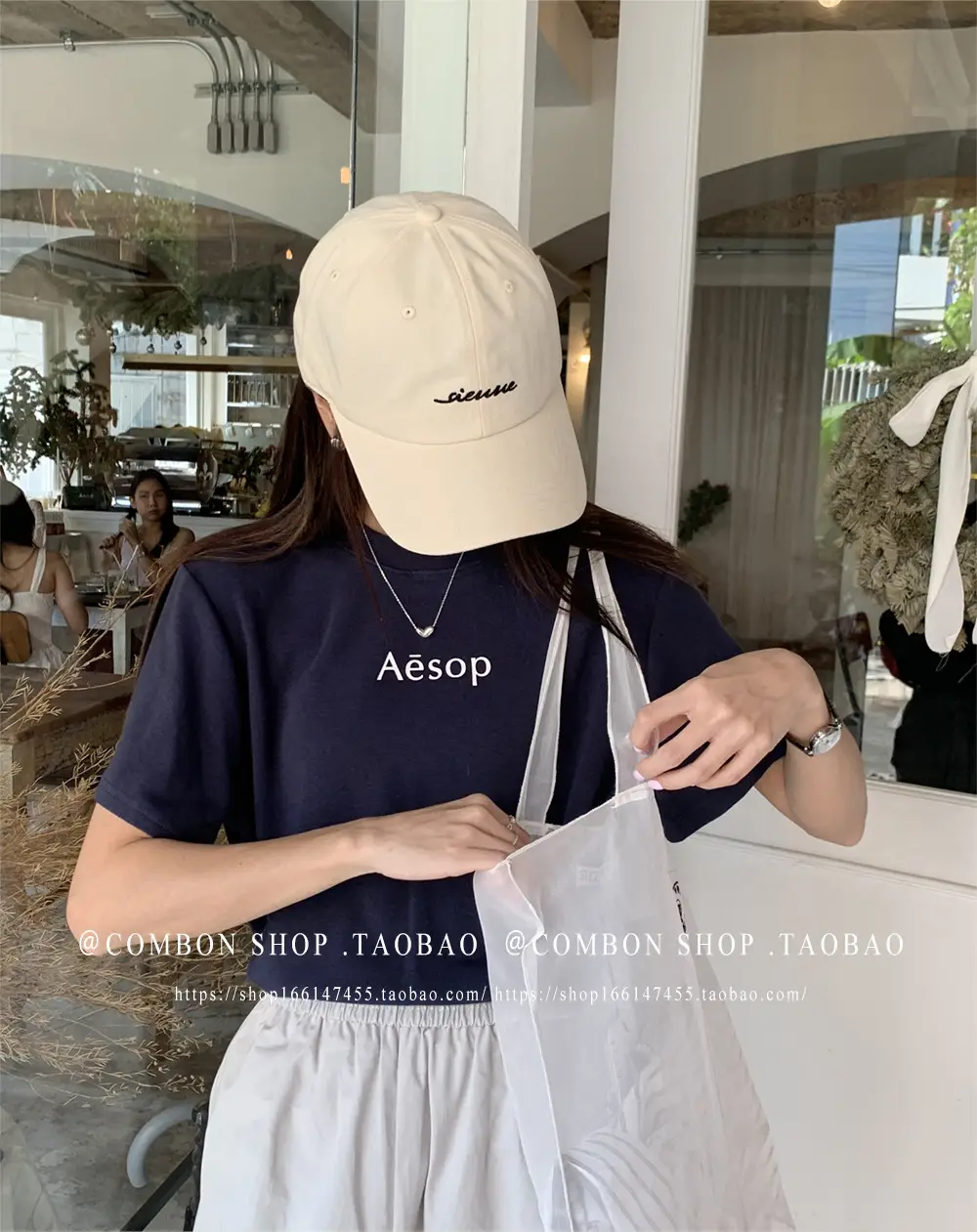 Korean-style Baseball Cap Navy Blue Women's Spring Summer Sunshade — feature 13