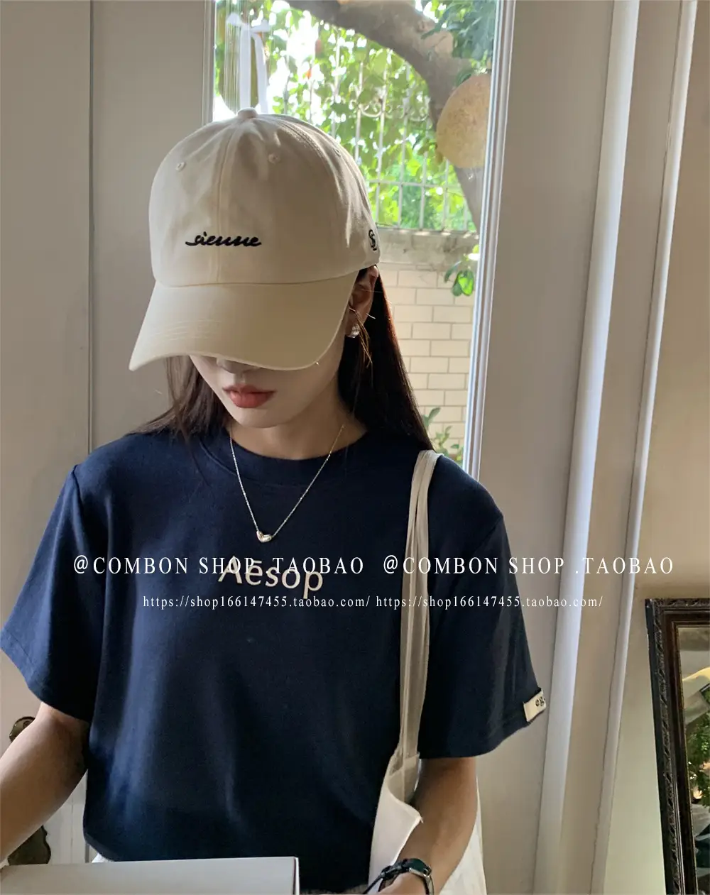 Korean-style Baseball Cap Navy Blue Women's Spring Summer Sunshade — feature 14
