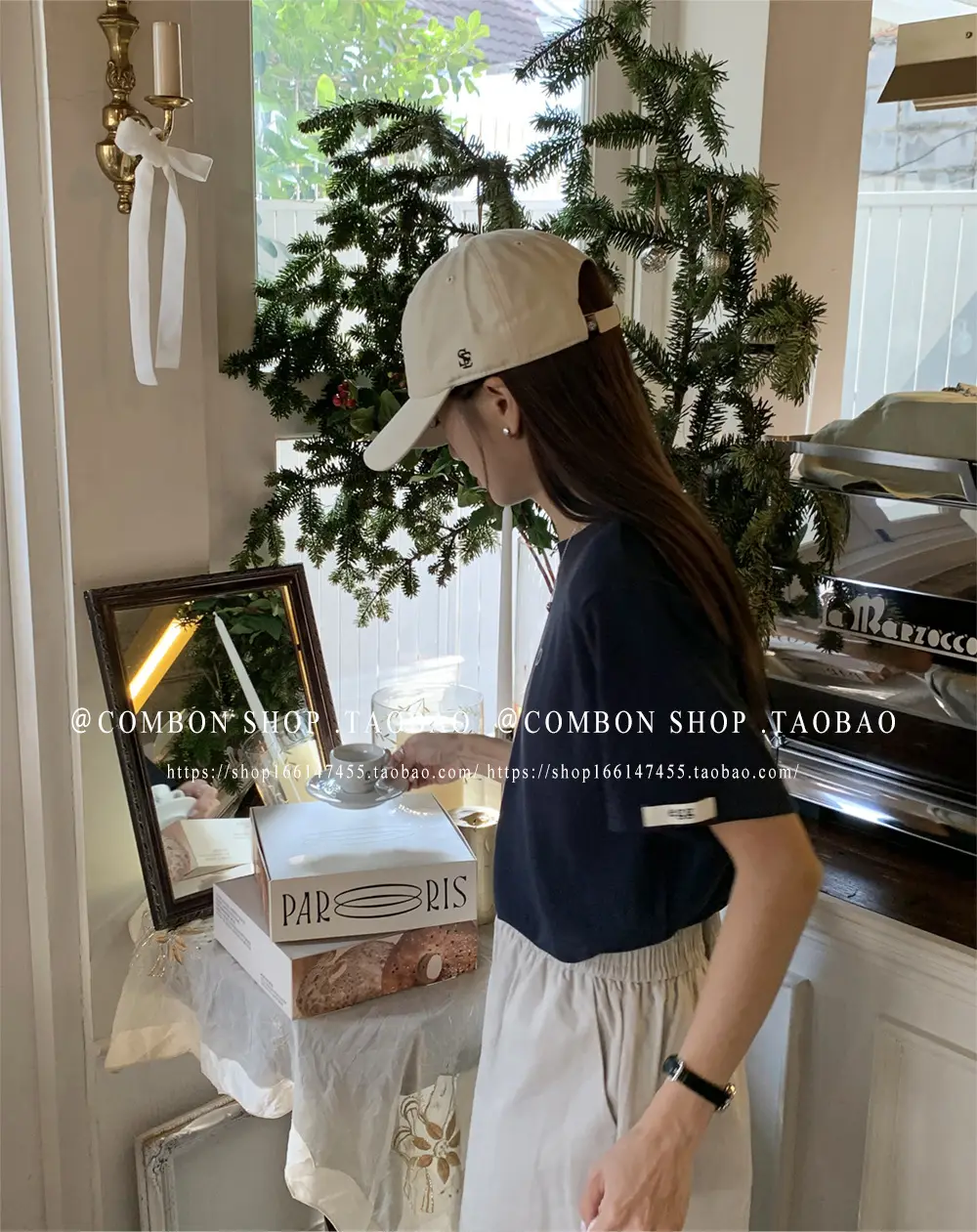 Korean-style Baseball Cap Navy Blue Women's Spring Summer Sunshade — feature 18