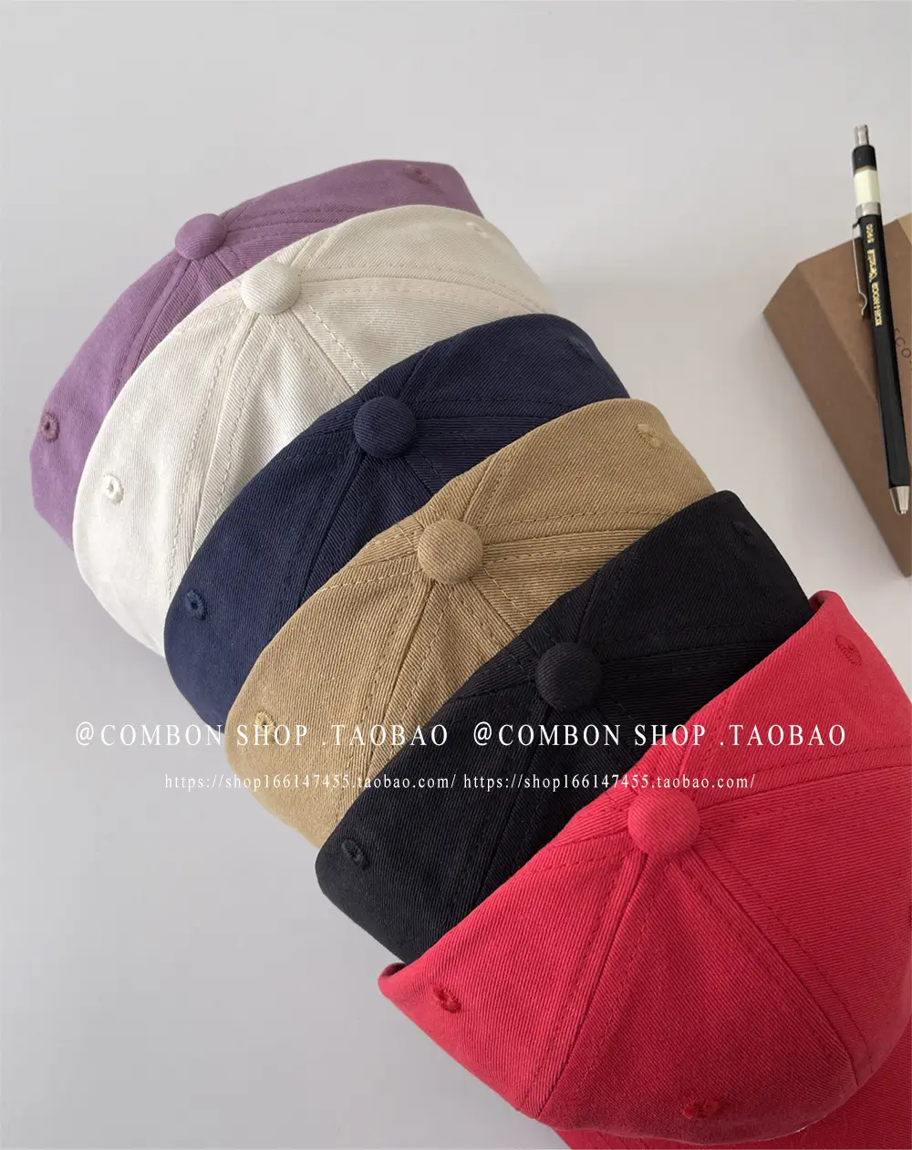 Korean-style Baseball Cap Navy Blue Women's Spring Summer Sunshade — feature 2