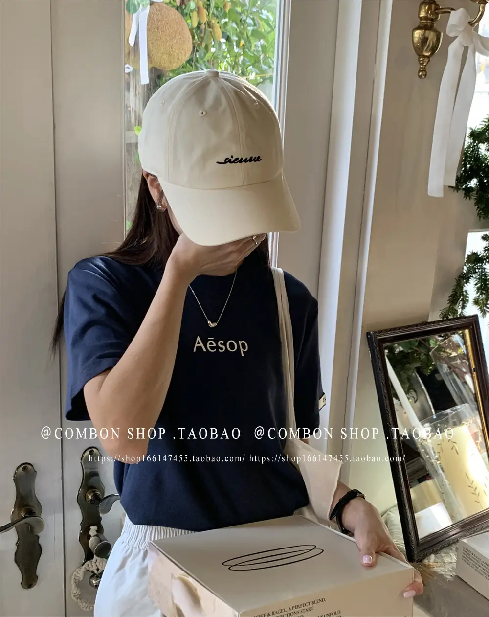 Korean-style Baseball Cap Navy Blue Women's Spring Summer Sunshade — feature 21