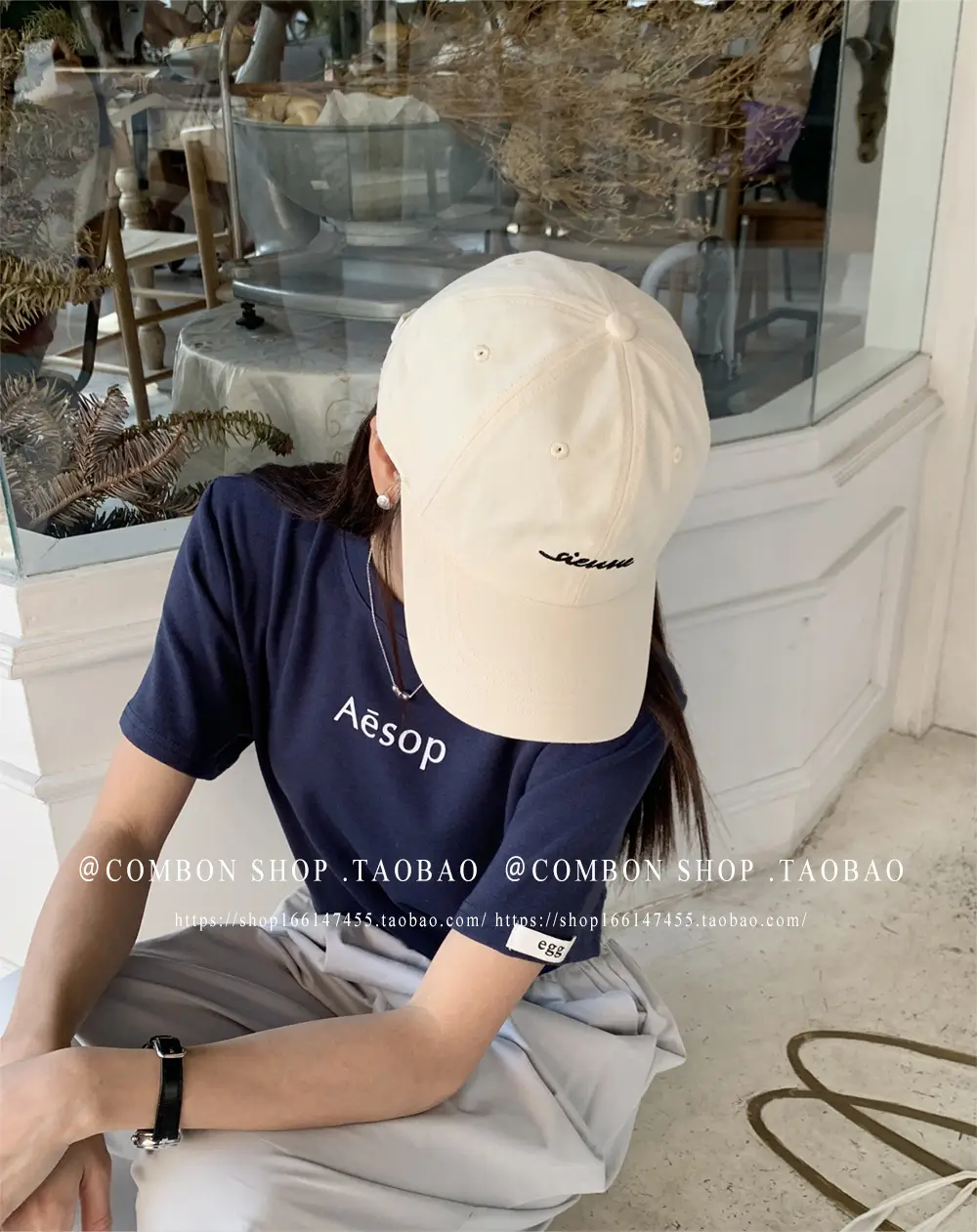 Korean-style Baseball Cap Navy Blue Women's Spring Summer Sunshade — feature 23