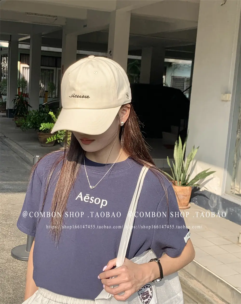 Korean-style Baseball Cap Navy Blue Women's Spring Summer Sunshade — feature 25