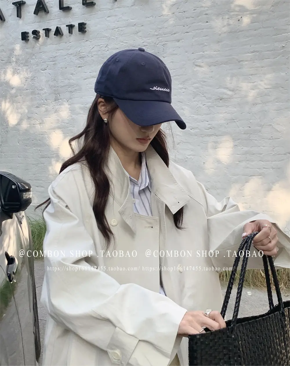 Korean-style Baseball Cap Navy Blue Women's Spring Summer Sunshade — feature 30