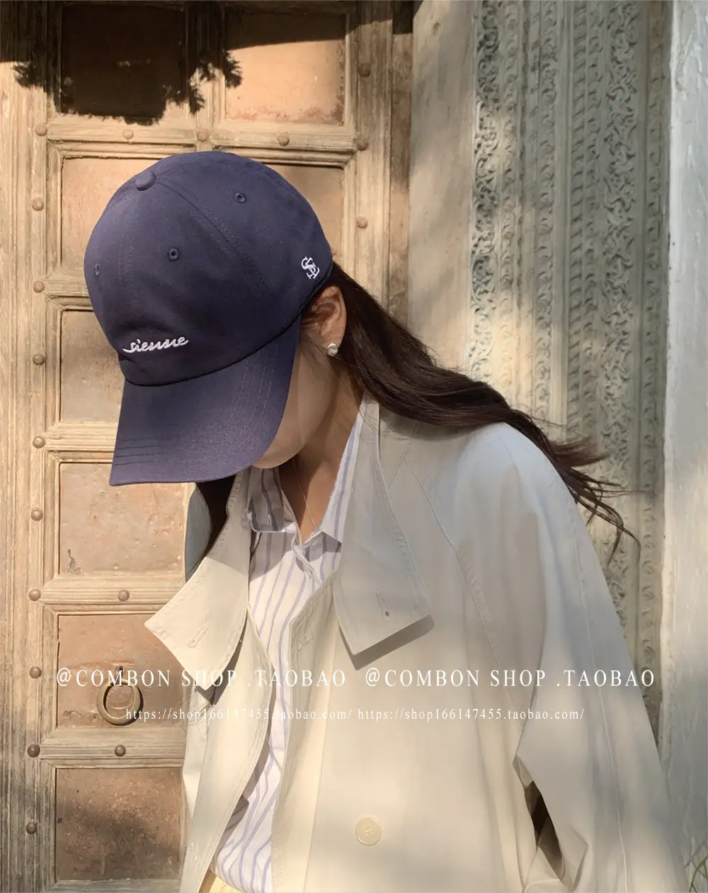 Korean-style Baseball Cap Navy Blue Women's Spring Summer Sunshade — feature 34