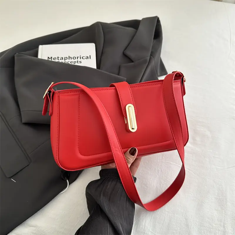 Red 2025 Retro Flip Bag for Women
