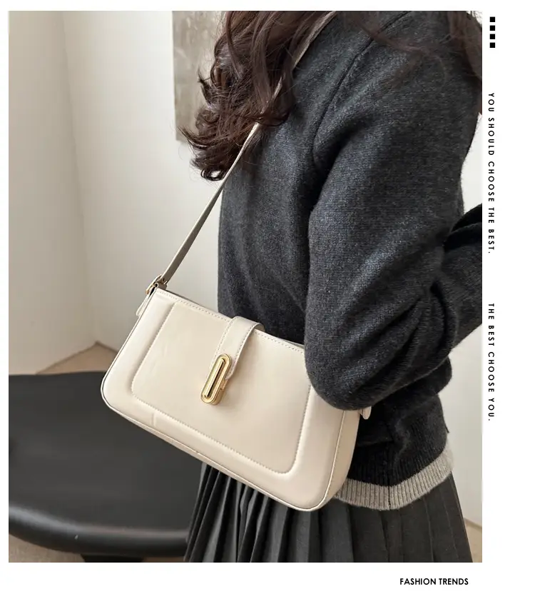 Red 2025 Retro Flip Bag for Women — feature 2