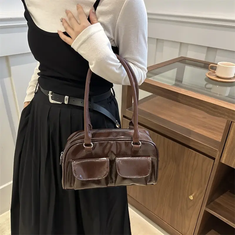 Women's Square Bag 2024 Korean Fashion Shoulder Luggage - Image 7